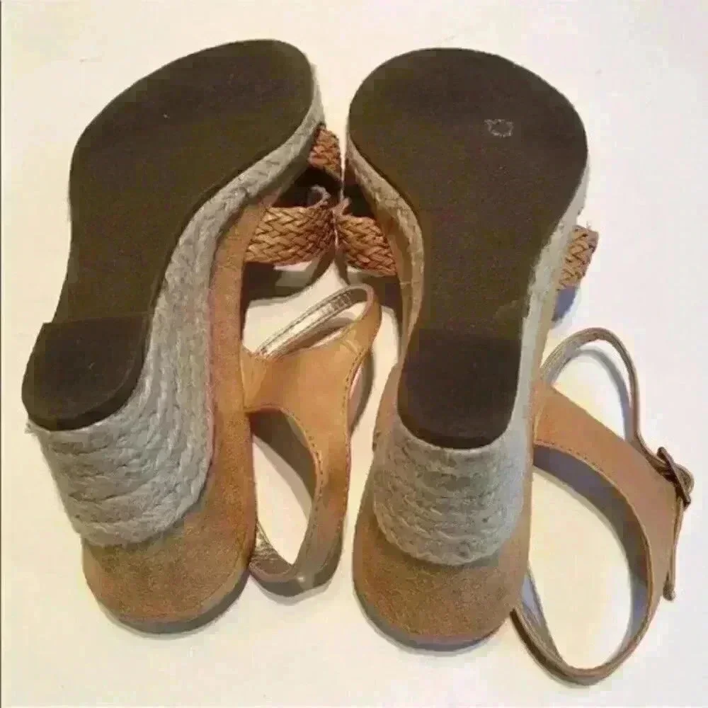 liz claiborne Heels Woven jute Wedges espadrilles